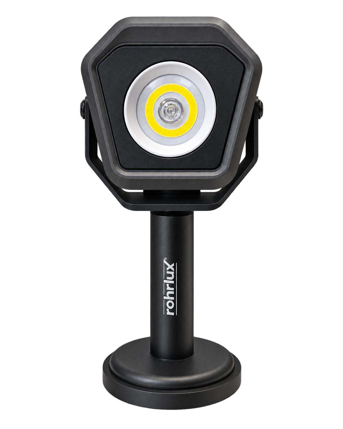 Handscheinwerfer Rohrlux Spot Lux - LED mit bis zu 2.000 Lumen - Wiederaufladbar mit Handgriff und Magnet