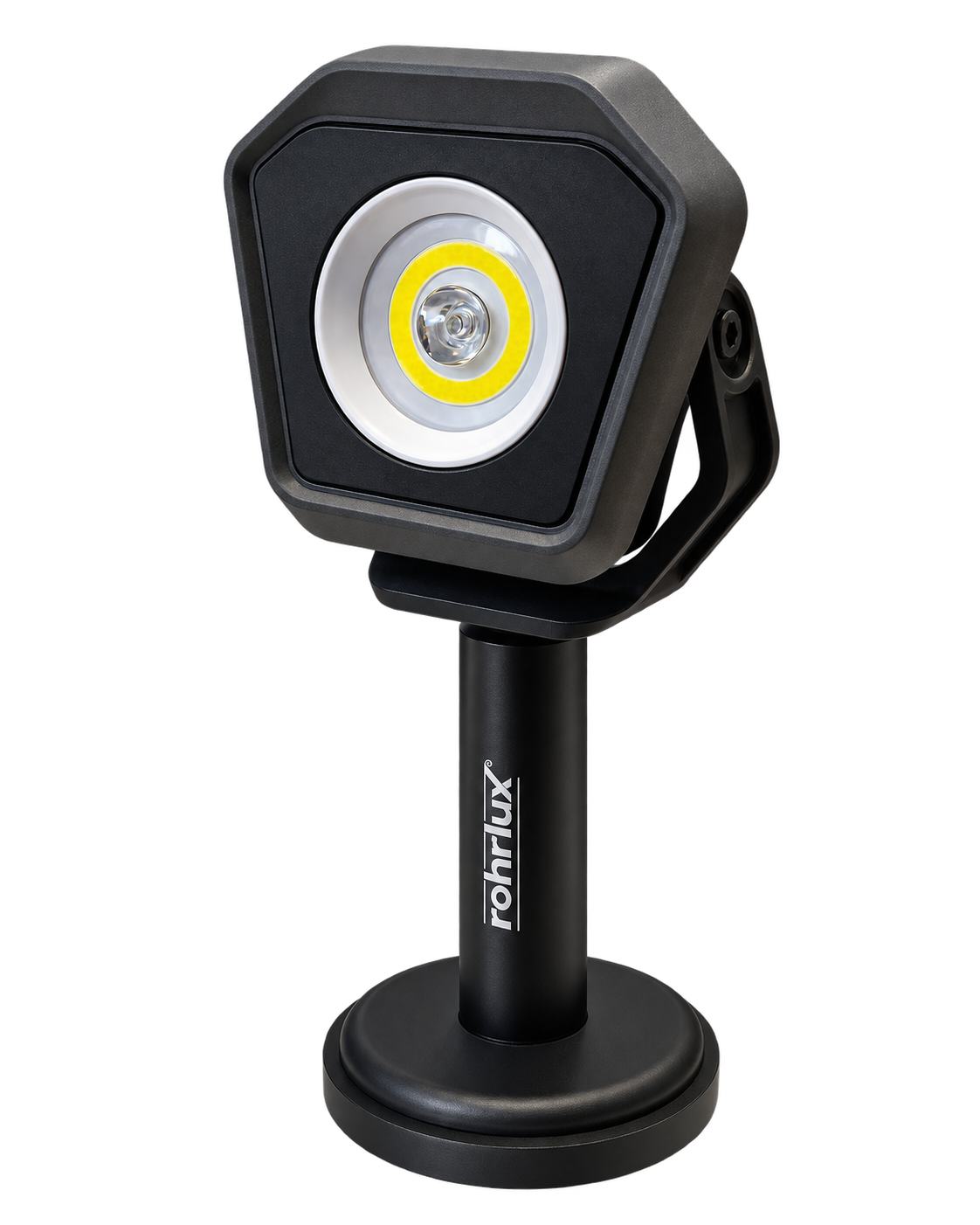 Handscheinwerfer Rohrlux Spot Lux - LED mit bis zu 2.000 Lumen - Wiederaufladbar mit Handgriff und Magnet